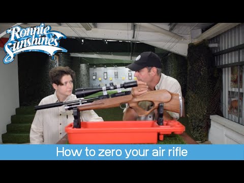 How to zero a scope - Setting up your air rifle ? UK air gun store Ronnie Sunshines