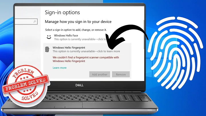 Löste: Inkompatibel fingeravtrycksläsare med Windows Hello