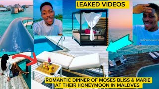 ROMANTIC DINNER Of Moses Bliss &Marie At Their HONEYMOON,Marie DROWNED Almost In MALDIVES #maldives