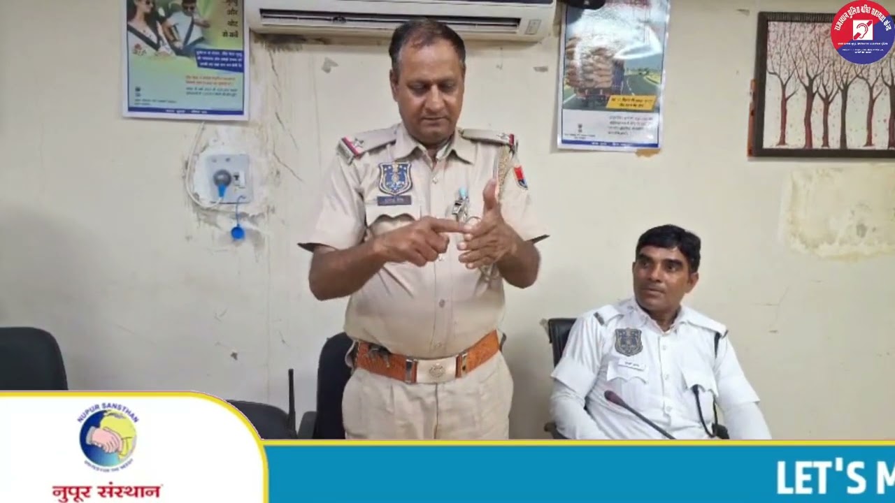 Indian Sign Language Workshop for Jaipur Traffic Police" Day-6