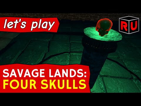 How to open Jormungahr Portal with 4 Crystal Skulls | Let's play Savage Lands (S2 Ep 20)