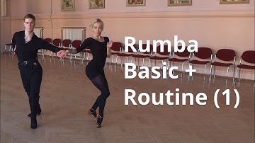 Rumba Basic + Choreography (1) | Curl in Habanera Timing, Cuban Rocks