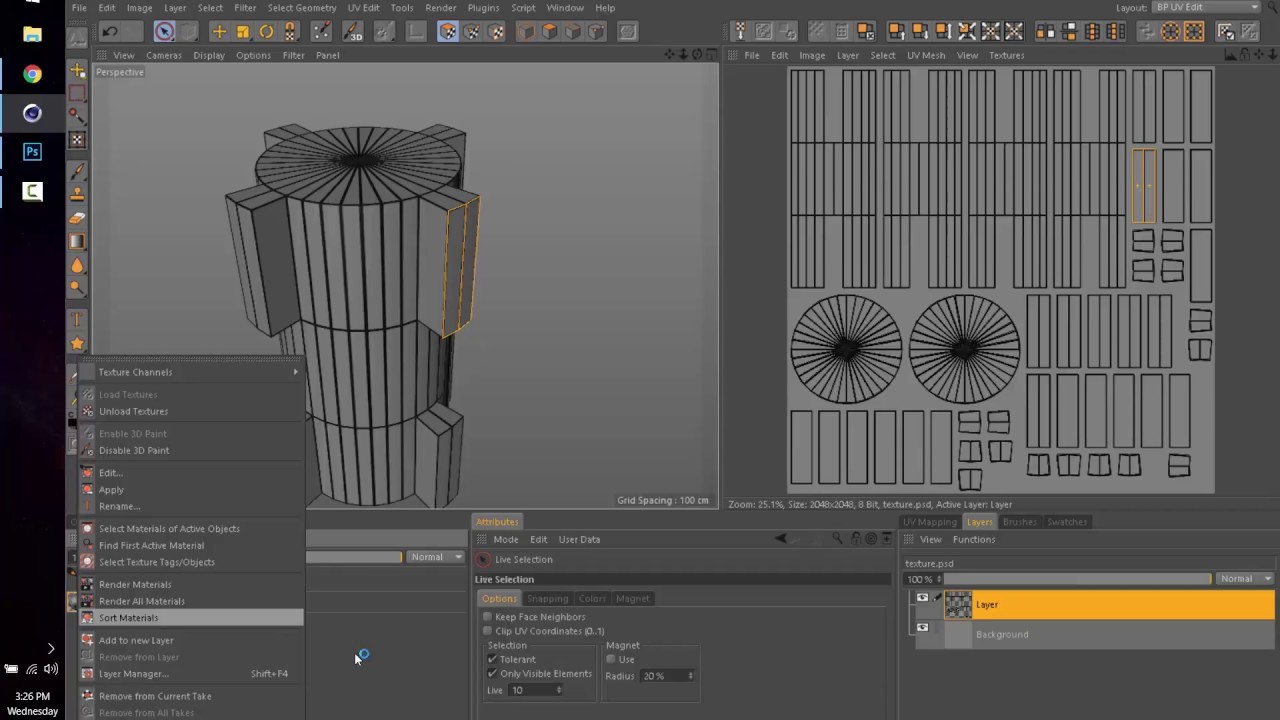 uv map c4d uv map c4d