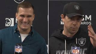 Raiders are UNDEFEATED 3-0! - Kirk Cousins & Kubiak POSTGAME INTERVIEW | Raiders 35-27 vs Saints