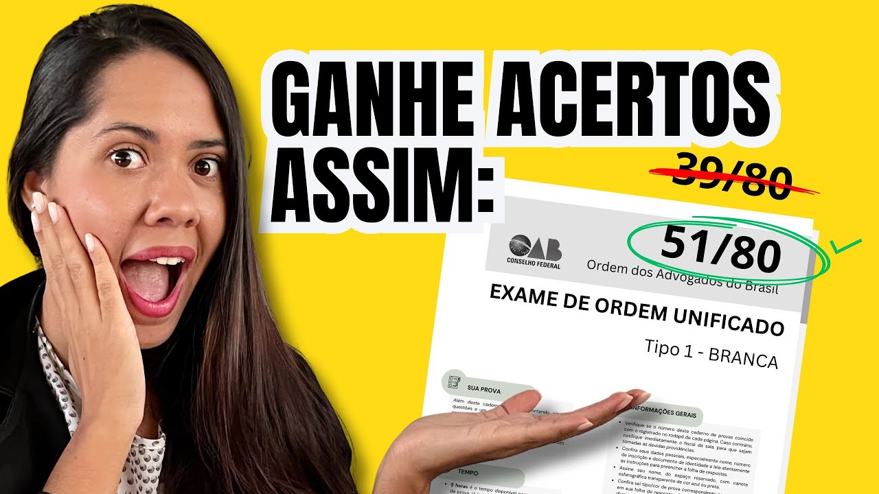 Top 5 formas de CHUTAR na OAB | INCRÍVEL!