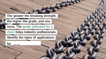 Types of Chain Grades