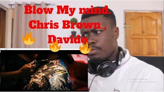 Davido, Chris Brown - Blow My Mind (Official Video)  REACTION!!!