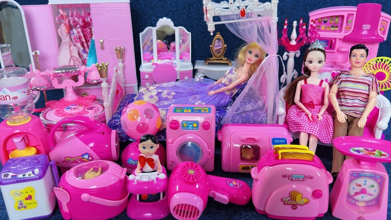 Satisfying with packing of hello kitty toys kitchen and makeups sets for girls