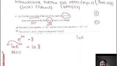 Edexcel IGCSE Further Pure Maths (4PM0/02) June 2018 Q4a
