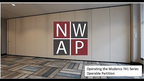 NWAP Operational Video - Moderco 741 Series Operable Partition