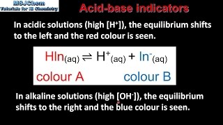 18.3 Acid-base indicators (HL)