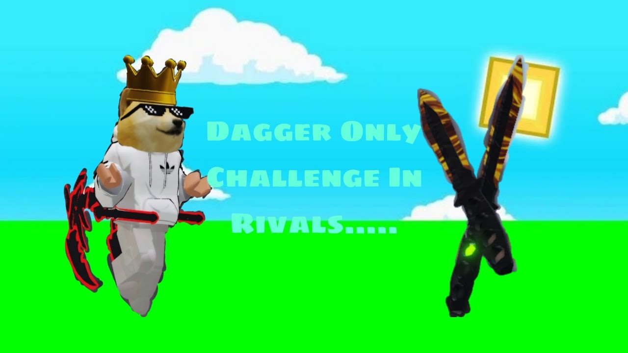 Dagger Only Challenge In Rivals... - YouTube