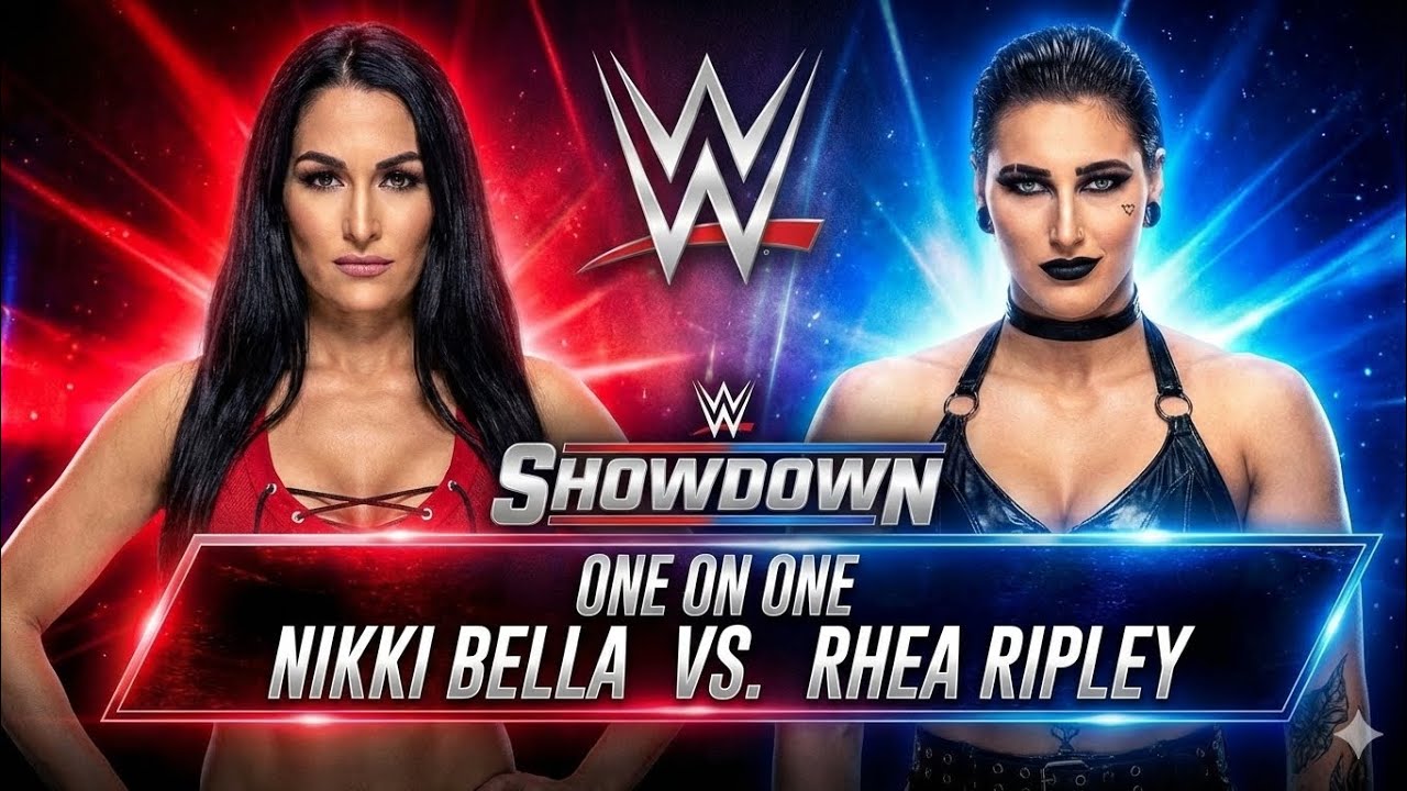 NIKKI BELLA vs RHEA RIPLEY 😱 ONE ON ONE WAR | FULL MATCH WWE 2K25 🔥