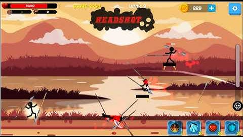 火柴人长矛射击unity游戏源码非逆向 Stickman Spear Shooting Unity Game Source Code Non Reverse