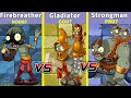 PvZ 2-Challenge -Strongman Gargantuar  Vs Firebreather Zombie Vs Gladiator Gargantuar-Who Is GOD?