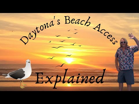 Daytona's Beach Florida and how to access the beaches with realtor Justin of Gaff's Realty Company.