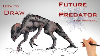 How to draw the Future Predator from the series Primeval