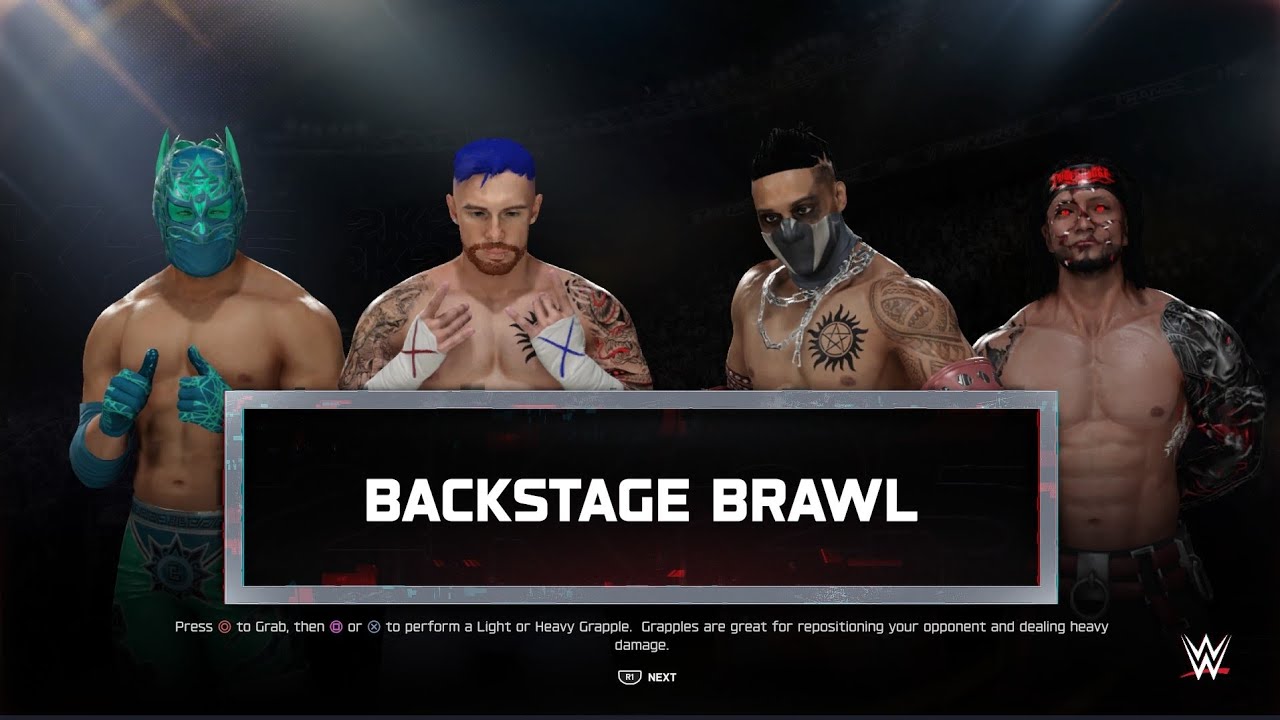 Fatal 4 way bawl for number one contender for the FwF championship