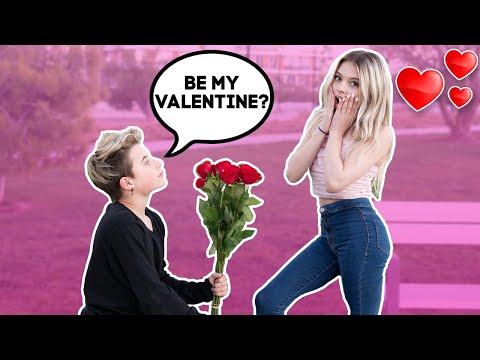 She Said YES! **SURPRISE VALENTINE PROPOSAL**💕🌹| Gavin Magnus ft. Ben Azelart