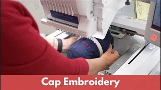 Embroidery on Hats with Brother PR1055X | Multi-Needle Machine Demo for Serious Stitchers