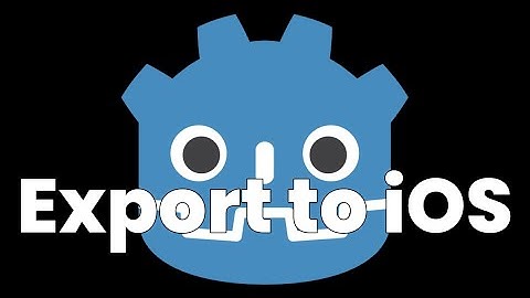 Make Sure To Check These Two Settings in Godot Before Exporting To iOS