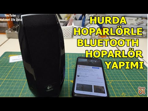 ESKİ HOPARLÖRÜ ATMAYIN, HURDA HOPARLÖR İLE BLUETOOTH HOPARLÖR YAPIMI, 18650 Pille Bluetooth Hoparlör