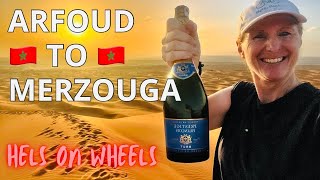 Celebrating 100,000 Bike Touring Kilometres! In Merzouga, Sahara Desert | Solo Cycling Morocco