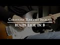 Today’s Blues Lick - Christone "Kingfish” Ingram style in B