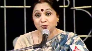 This was aired on tara muzik (a bengali channel) in 2008 a programme
called "eka mor gaan er tori". soulful rendition of atulprosad song by
nupurch...