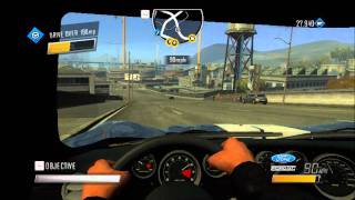 Driver San Francisco Gameplay - Drive over 190mph 1ST PERSON VIEW (Speed Dare)