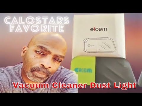 LiebeWH Vacuum Cleaner Dust Display Lamp – Green LED Light Attachment With Adjustable Brightness