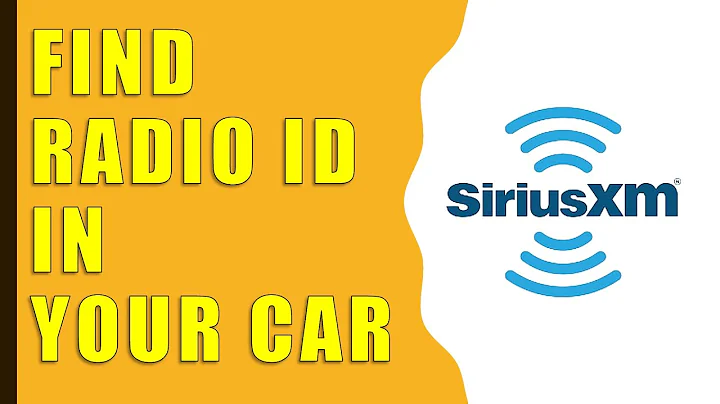 How do you find the Sirius XM Radio ID in your car?