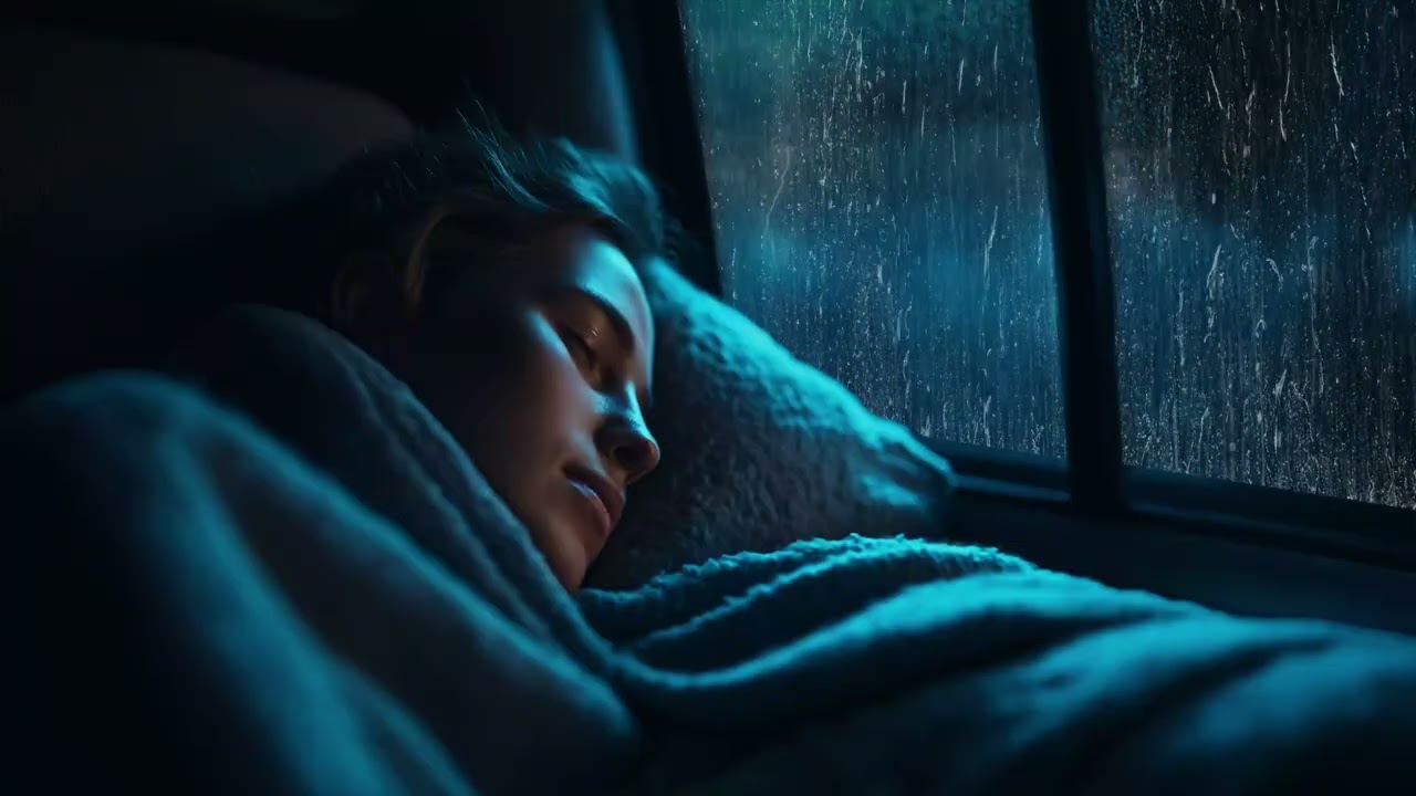 Resting in a Car While the Rain Falls Gently