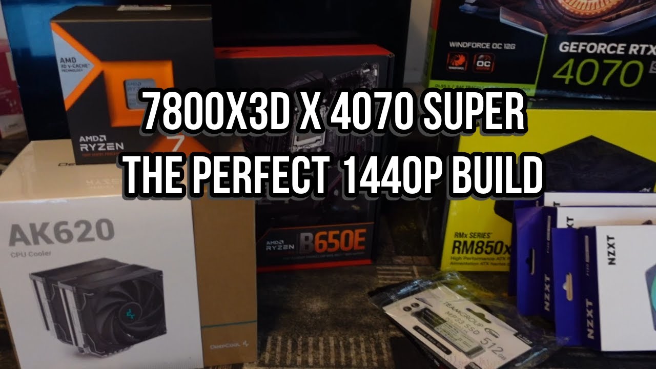 7800x3d 4070 super PC build for 2000 USD YouTube