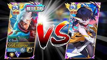 METRO ZERO Xborg Vs Pro Ruby | EXP LANE | Mobile Legends
