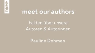 7 Fragen an unsere TOPP-Autorin Pauline Dohmen