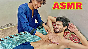 ASMR Abdominal Massage Or Armpit Tickle : Relaxation & Enjoy