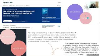 CEP 10/27: Organizational Development: Organizational Design from Idea to Reality. A case study.