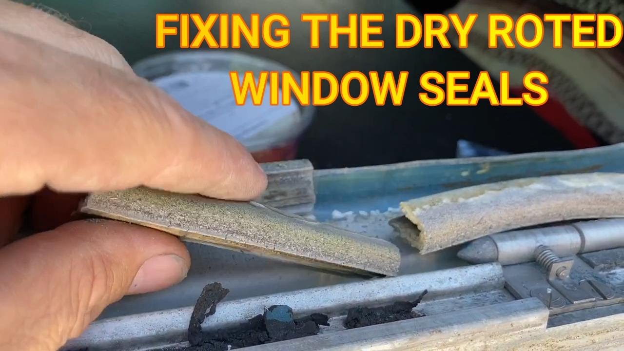 Improvising A Window Seal On my 1948 Bus - YouTube