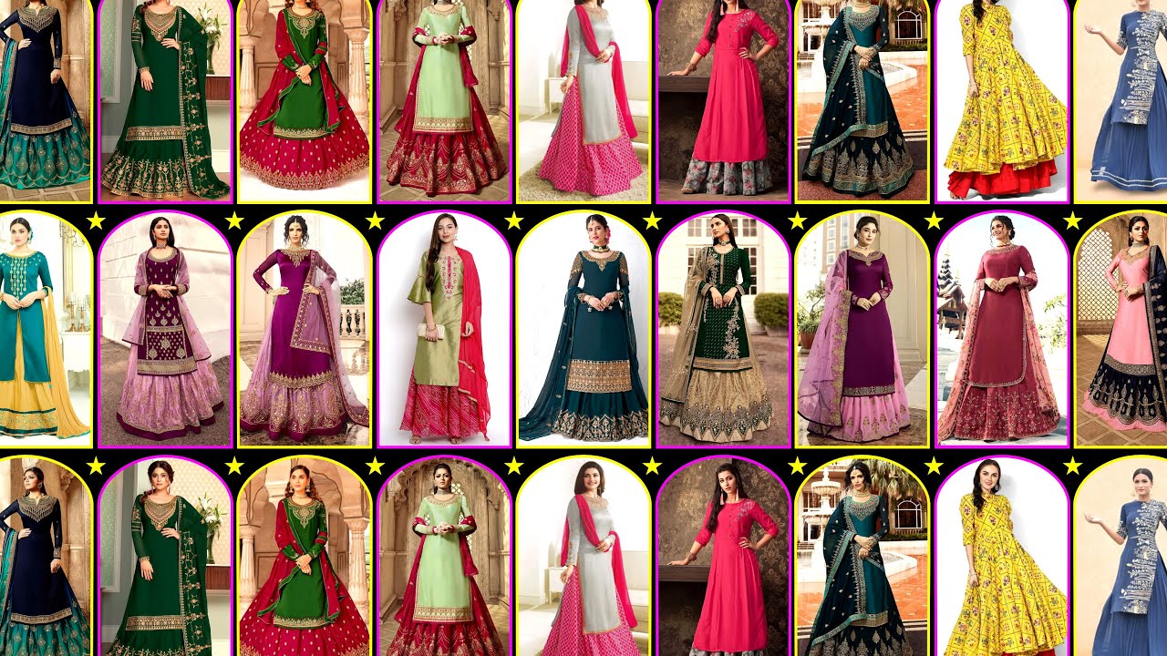 Buy Frock Style Anarkali Suits Online | Andaazfashion.com