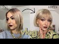 HAIR TRANSFORMATION - Bleached Roots & French Bob with Fringe | VLOG
