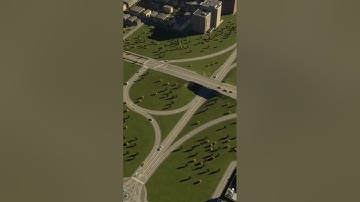 Partial Cloverleaf Tutorial #citiesskylines2 #citiesskylines #tutorial