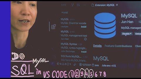 Setup MySQL Connection in Visual Studio Code Run SQL