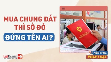 Mua Chung Đất: Sổ Đỏ Đứng Tên Ai? Ai Sẽ Giữ Sổ Đỏ? | LuatVietnam