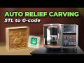 XMaker CAM: Fully Automatic Relief Carving Workflow with Xmachine Desktop CNC