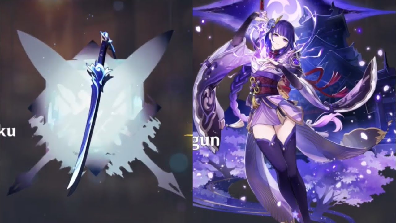 RAIDEN SHOGUN + WEAPON AYATO ?? - YouTube