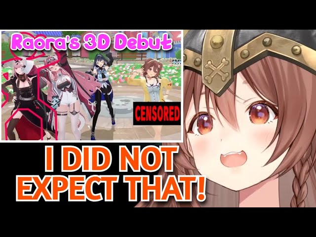 Korone Explains Why Raora Invited Her and the Censored Scene in Raora's 3D Debut [Hololive]