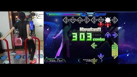 HN!! DDR  Reach The Sky, With out you DOUBLE EXPERT 17 EDP17 FULL COMBO 961k