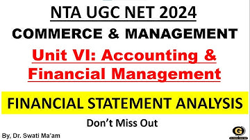 Fund Flow Statement & Cash flow Statement II UGC NET PAPER 2 Commerce and Management
