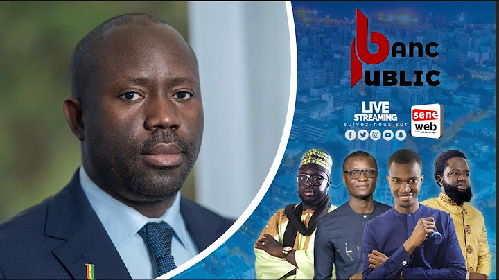 Suivez Banc Public de ce vendredi avec Pape Mada Ndour, ex Chef de Cabinet du PR